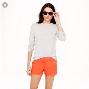 Jcrew orange chino shorts
